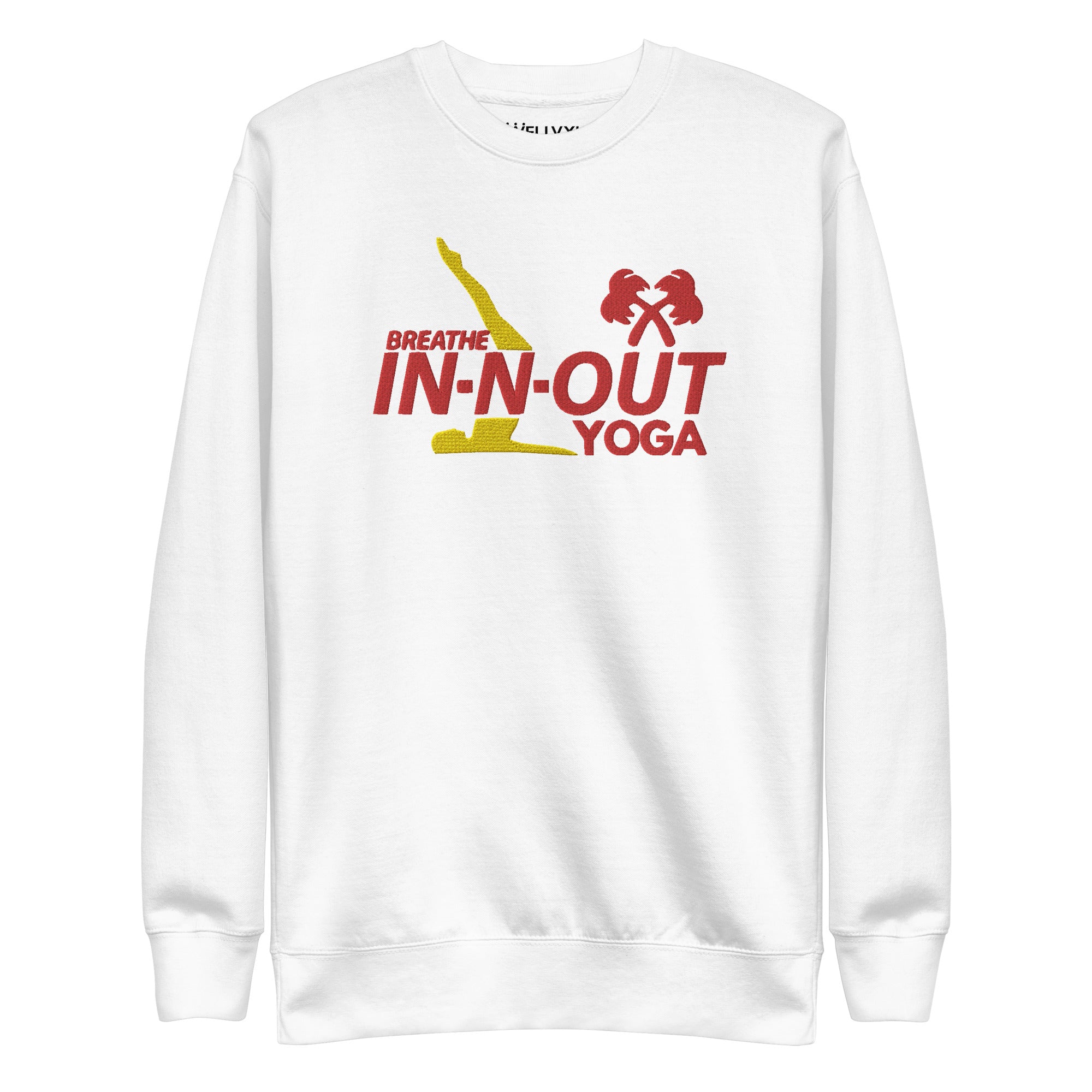 IN-N-OUT YOGA Embroidered Sweatshirt